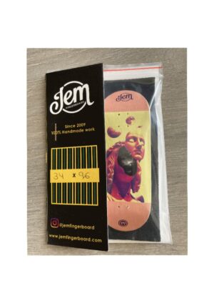 fingerskate deck jem x imagine sculptures cosmic 34mm