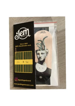 fingerskate deck jem x imagine sculptures snakes 34mm