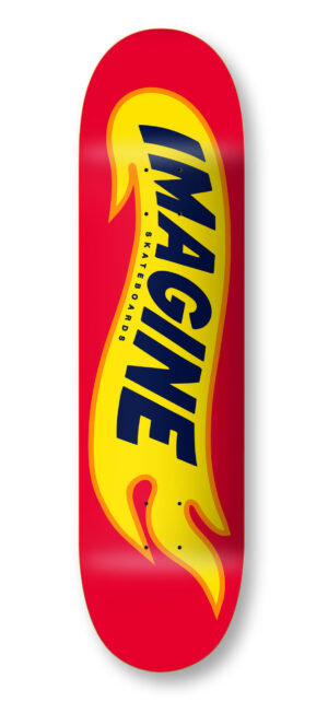 imagine deck hot flames red