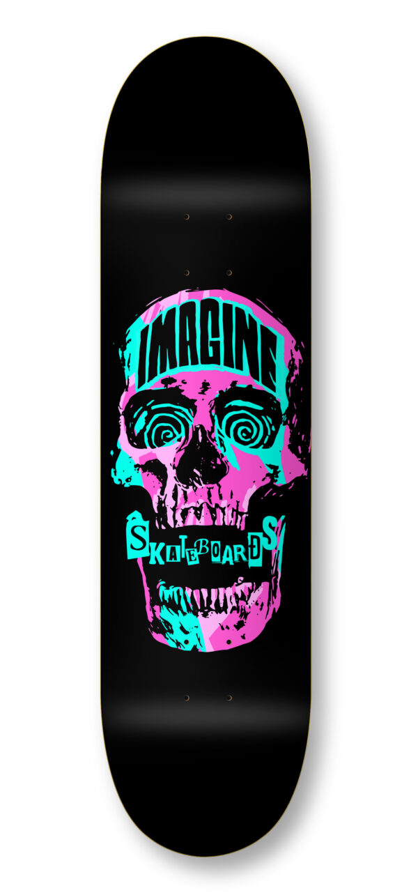 imagine deck skull punk black